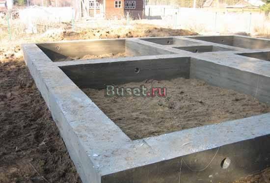 Заливка, устройство фундаментов Красноярск