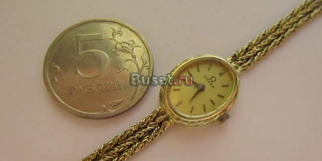 Швейцарские Женские Золотые Часы " omega " Москва
