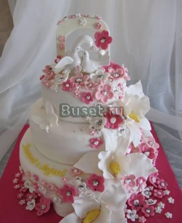 Шикарные свадебные торты Москва