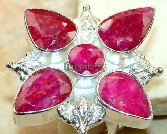 Рубины, серебро 925, Р19 Москва