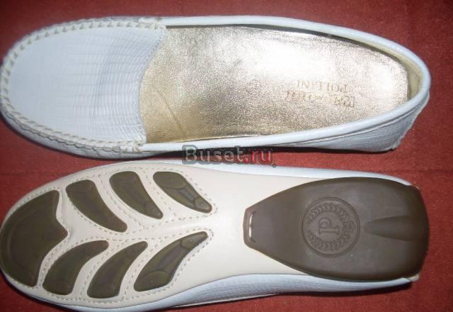 Брендовые мокасины Pollini Италия Кожа Новые Санкт-Петербург