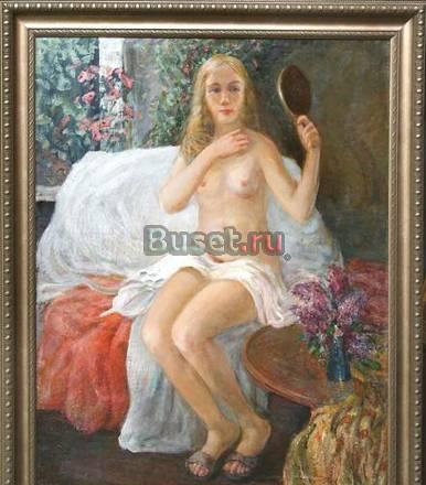 Картина холст масло 1967 г. 1  f-artplanet.ru Москва