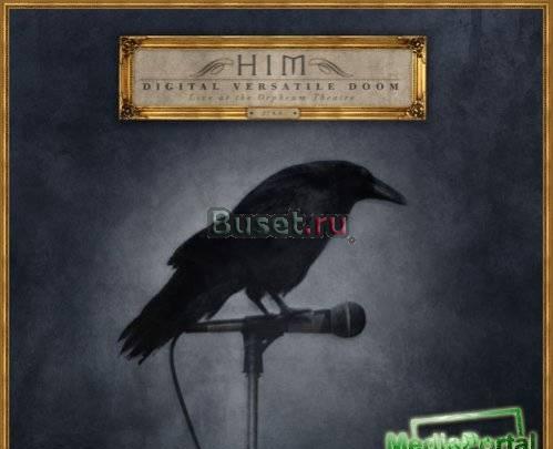 Лицензионный CD+DVD Him "Digital versatile doom" Москва