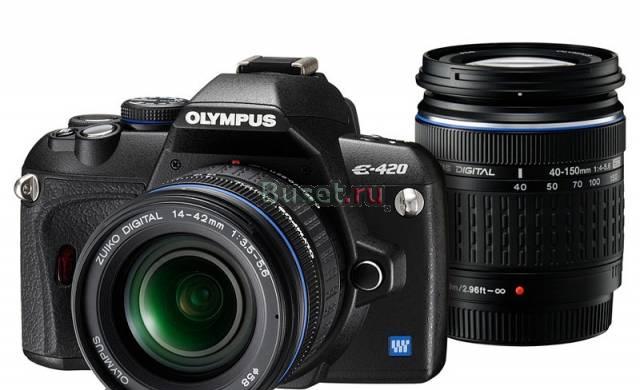 Olympus E-420 Double Kit, 14-42/40-150mm Москва