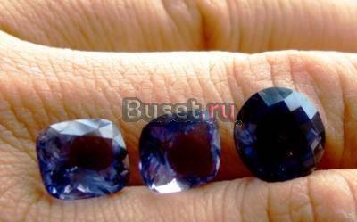 Иолиты IF из Афри 13,415 к супер прекрасный набор Камышлов