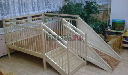 Игровые детские горки  для детских садов Москва