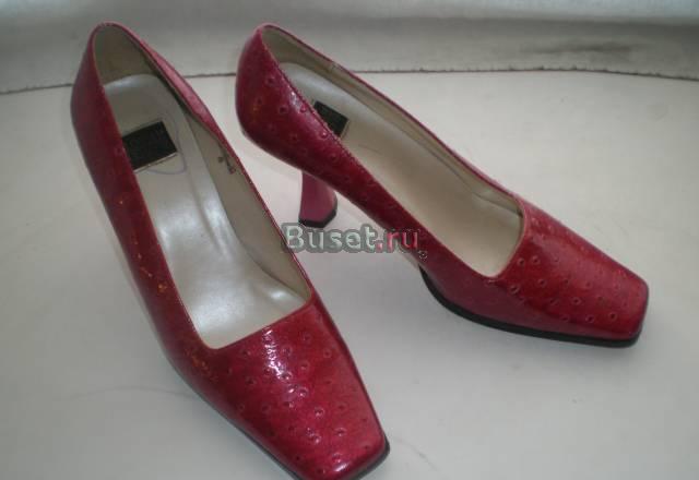 Туфли женские на высоком каблуке, красные Санкт-Петербург