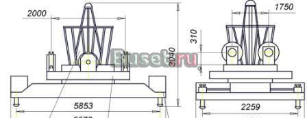 Захват контейнерный (спредер) производство Москва