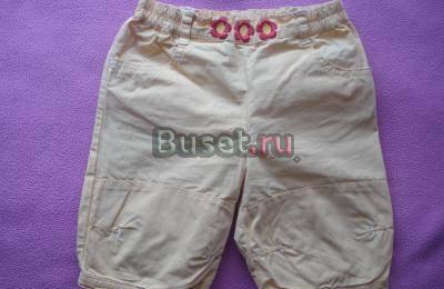 Желтые шорты chicco на 12м/74cm Москва