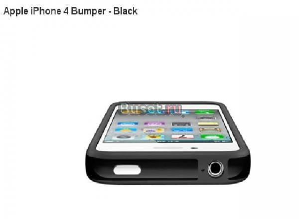 Apple iPhone 4 Bumper - Black Москва