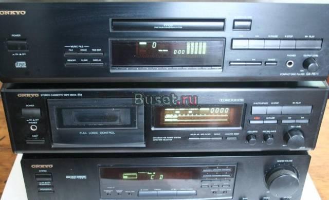 Комплект аппаратуры onkyo ресивер, CD и кассетник Сердобск
