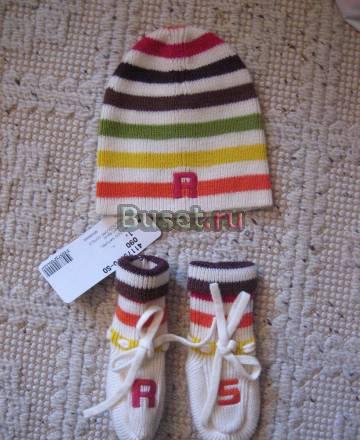 Sonia Rykiel, комплект шапочка и носочки Москва