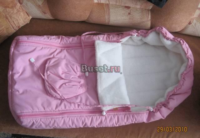 Конверт для прогулок Тёплый меховой конверт Санкт-Петербург