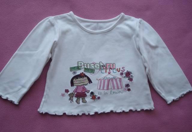 Кофта на 12-18м mothercare с вышивкой circus Москва