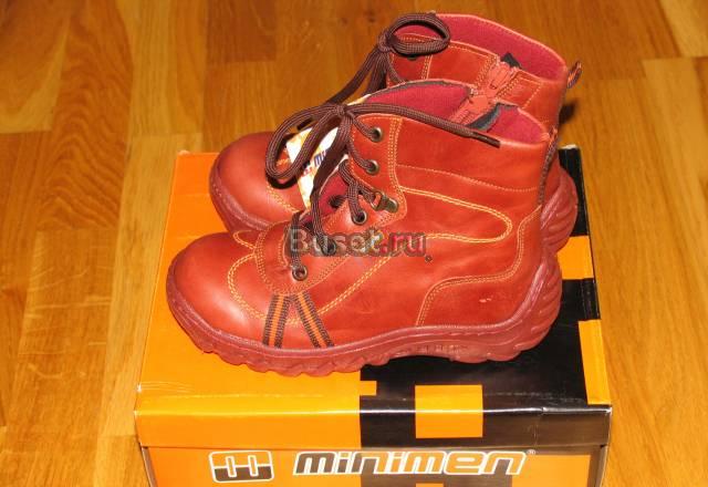 Новые кожаные ботинки фирмы Minimen размер 32 Москва