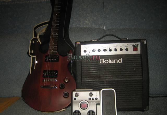 Гитара+комбоусилитель+процессор Москва