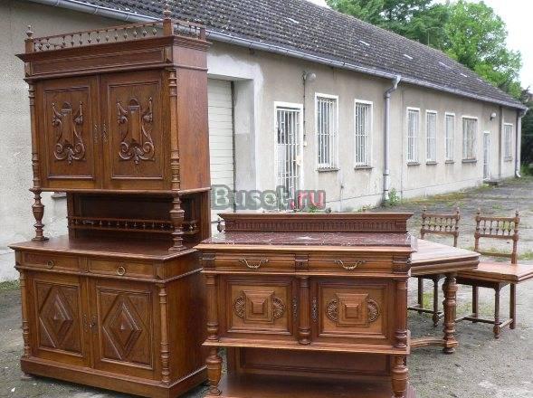 Кухонный гарнитур,19 век.Франция.Дуб,бронза Москва
