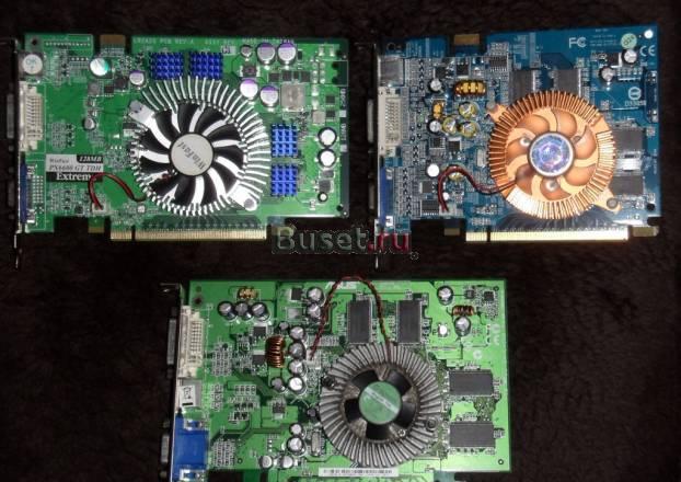 Видеокарты Pci-e Geforce 6600/ EAX700 3шт Москва