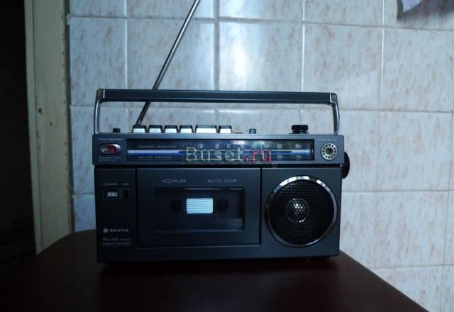 Винтажная мини магнитола sanyo m1700af Москва