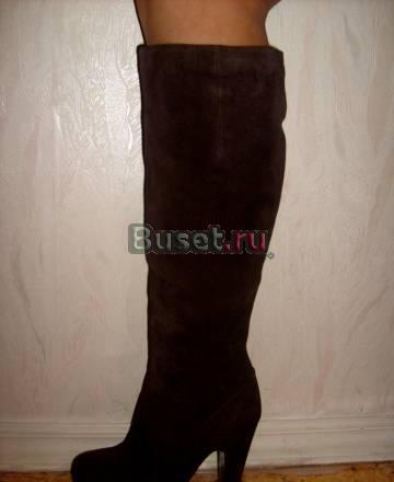 Замшевые сапоги Москва