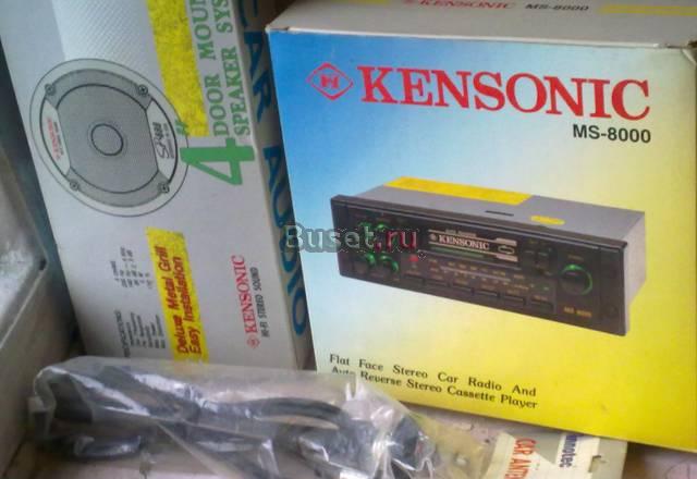 Автомагнит.кассет.Kensonic(нов.)+4колонки,антенна Москва