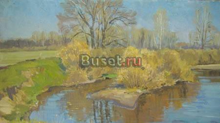 Картина картон масло 1980 г. 1  f-artplanet.ru Москва