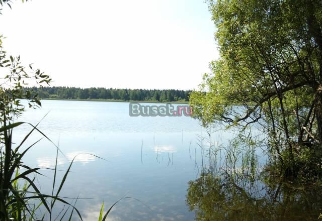 Зем.участок 30соток,выходит на озеро Кимры
