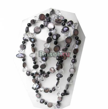 **ЧЁРНАЯ МАГИЯ-Горный Хрусталь ЧЁРНЫЙ перламутр*** Москва