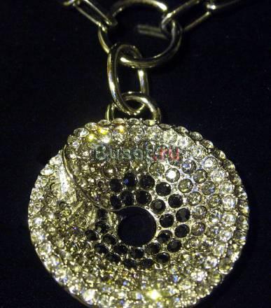 Swarovski Подвеска Вихрь Любви + цепочка Москва