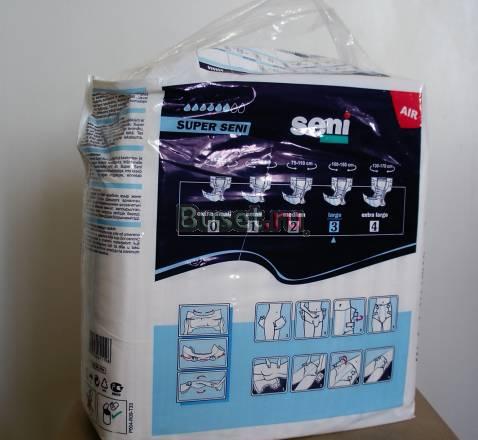 Памперсы  suher seni N3 Москва