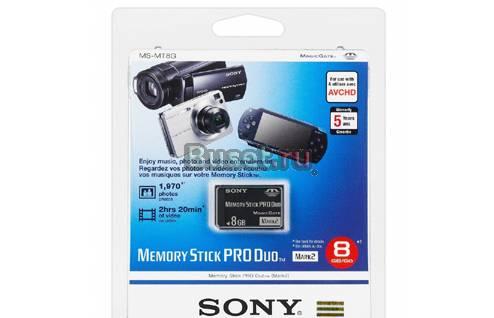 Memory Stick Pro Duo 8 Gb - Sony (новая) Санкт-Петербург