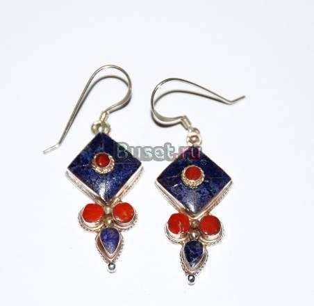 Серьги серебро 925 проба Москва