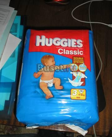 Упаковка подгузники Huggies Москва