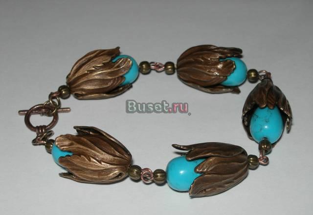 Браслет с бирюзой Москва