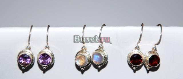 Серьги серебро 925 проба Москва