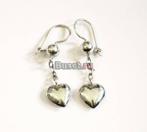 Серьги серебро 925 проба Москва