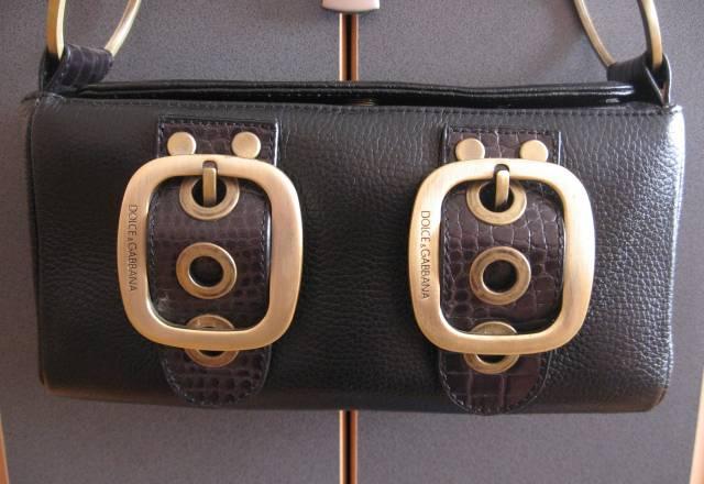 Кожаная сумка DolceGabbana (копия) Москва