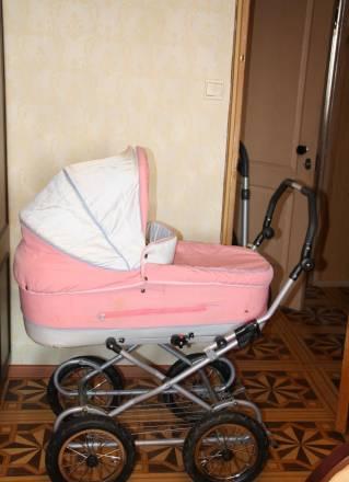 Коляска розовая за 2 000 руб Москва