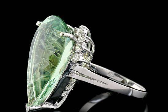 Кольцо с аметистом и бриллиантами Москва