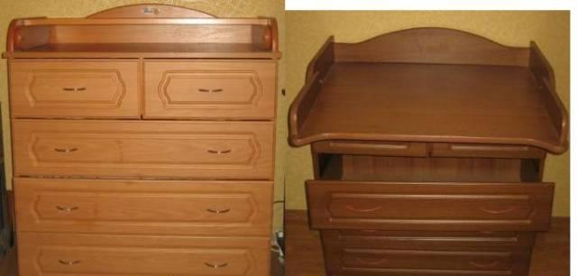 Новый пеленальный комод 80/5ящ. Доставка Москва