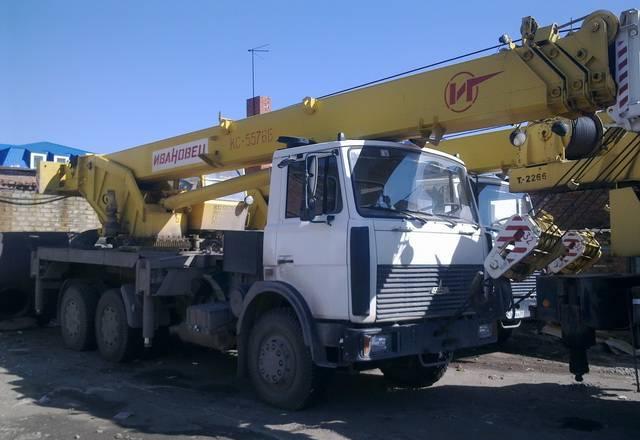 Автокран ивановец КС-5576Б, 32т Уфа