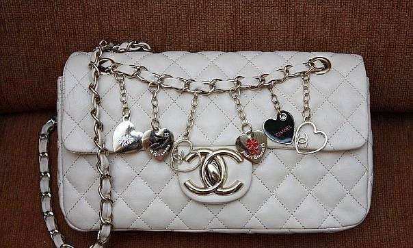 Сумочка шанель нежно-кремовая Москва