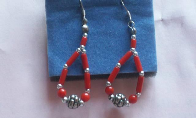 Серьги с кораллами Москва