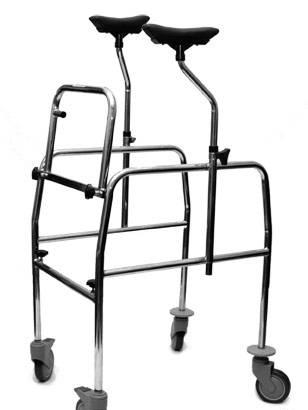 Ходунки 4-х колесные с подмышечными впадинами Новоалександровск