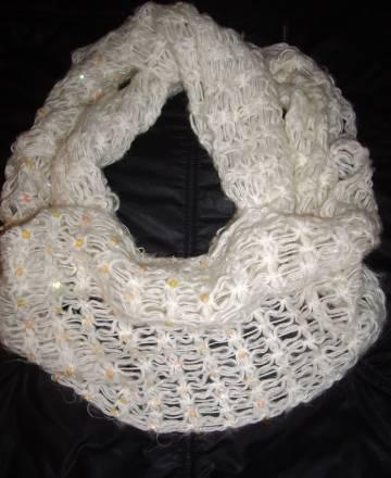 шарф-воротник с пайетками Москва