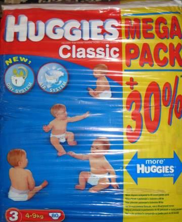 Подгузники Huggies classic Видное