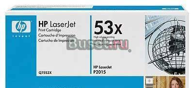 Картридж HP Q7553X (черный, 7000 стр) Москва