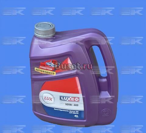 Масло моторное LUX-OIL Люкс 10W40 полусинтетика 4л Москва
