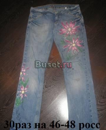 Джинсы,капри 46-48 р Versace,Swift,victoria beckha Москва