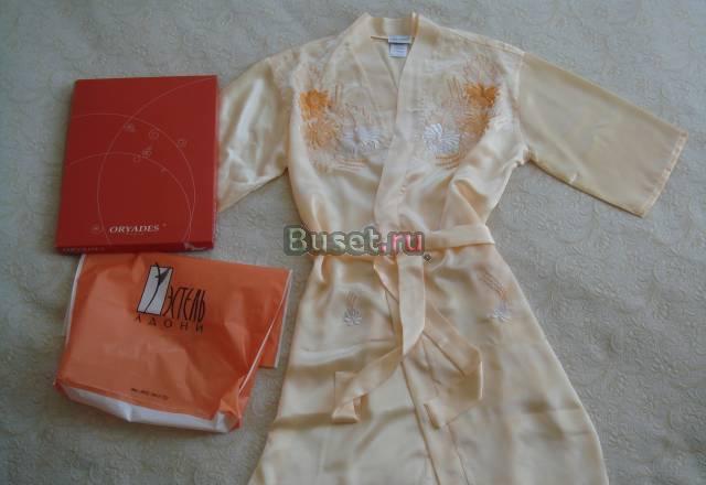 Халат р S шёлк Франция Оryades новый Санкт-Петербург